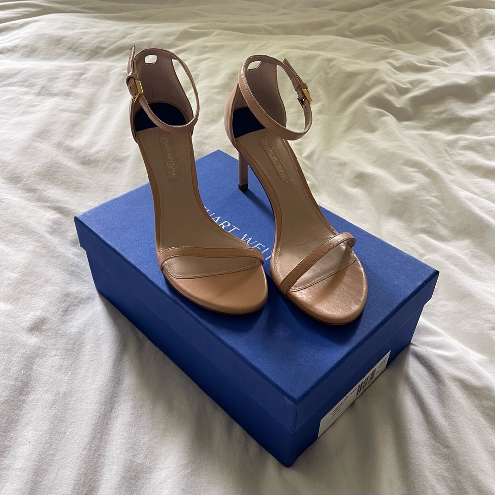 Stuart Weitzman NWT Nudist Strappy Heels